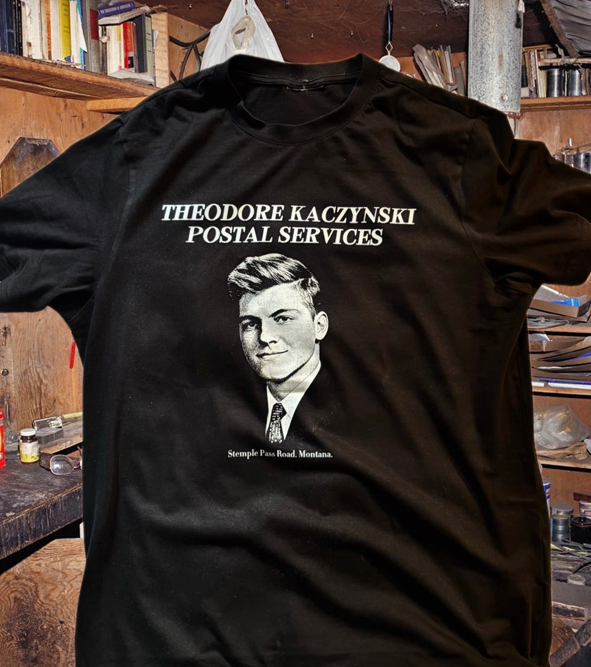Theodore kaczinsky Postal Service T-shirt